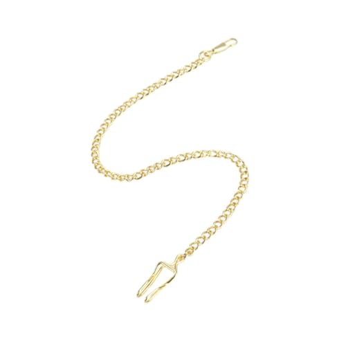 GALPADA Klassische Vergoldete Taschenuhrkette Aus Metall Langlebig Für Herren Und Damen Für Formelle Kleidung Geschenkidee Für Besondere Anlässe von GALPADA