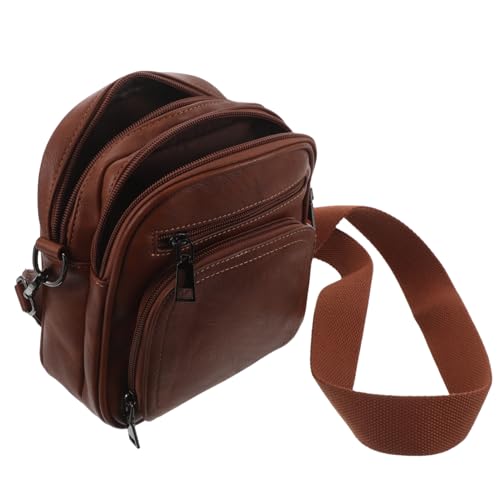 GALPADA Kleine Damen Crossbody-Tasche aus PU-Material Schlankes Leichtes Design mit Verstellbarem Schulterriemen Multifunktionale Handytasche mit Kartenfächern Modisch für Alltag Arbeit von GALPADA