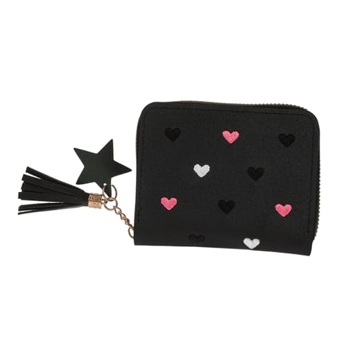 GALPADA Kleine Geldbörse Mit Reißverschluss Münztasche Für Damen Praktisch Und Tragbar Mit Kleinem Münzfach Für Mädchen Und Teenager von GALPADA