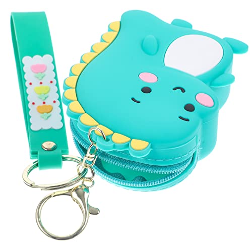 GALPADA Langlebiger Silikon-schlüsselanhänger in Dinosaurierform Mit Reißverschluss Für Geldbörsen von GALPADA