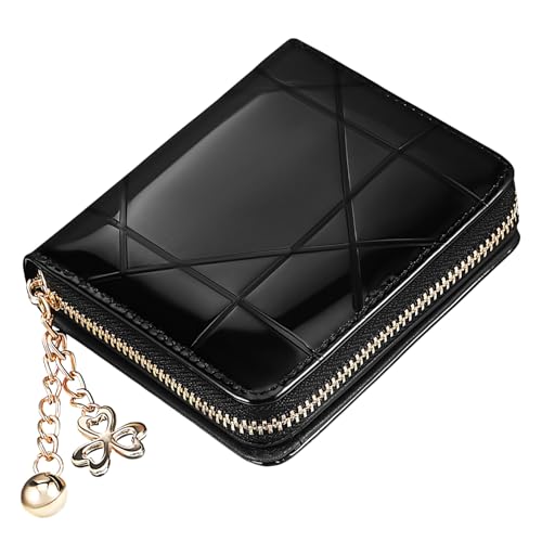 GALPADA Kleine Geldbörse Damen Kleiner Damen Geldbeutel Mit Reißverschluss Handtasche Portemonnaie Aus Eleganter Kartenhalter Mit Ünzfach Kompakt Und Praktisch Für Unterwegs Damen Geldbörsen von GALPADA