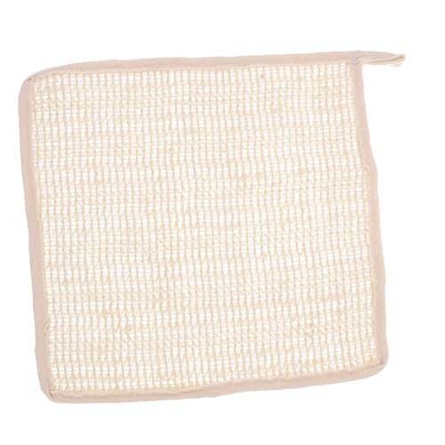 GALPADA Körper Peeling Handtuch aus Natürlicher Baumwolle und Leinen Doppelseitiges Sanftes Waschlappen mit Rauer Textur Schäumend für Dusche und Reise Porentiefe für Rücken Nacken von GALPADA