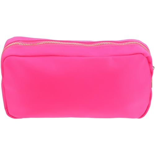 GALPADA wasserdichte Kosmetiktasche Große Kosmetiktasche Make-up-Organizer-Tasche Kosmetiktaschen Für Den Außenbereich Rosa Reißverschlusstasche Kleine Reisen Bilden Nylon Veranstalter von GALPADA