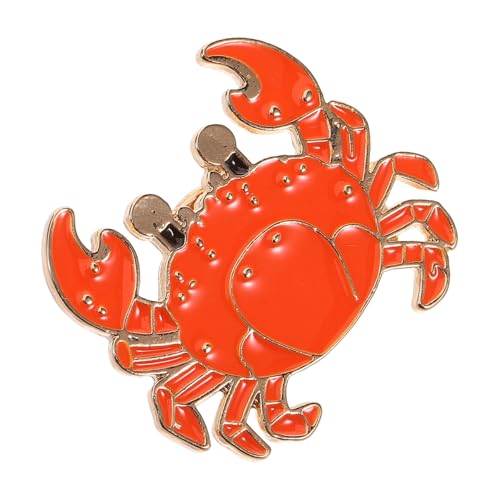 GALPADA Krabbenbrosche Tier Brosche Cartoon Brosche Meeresmotiv Anstecknadel Brosche für Jacken Brosche Ansteckbrosche Hasen-Ostereier Krabbenzubehör Krabbenschmuck Legierung Orange GALPADA Krabbenbrosche Tier Brosche Cartoon Brosche Meeresmotiv Anstecknadel Brosche für Jacken Brosche Ansteckbrosche Hasen-Ostereier Krabbenzubehör Krabbenschmuck Legierung Orange von GALPADA
