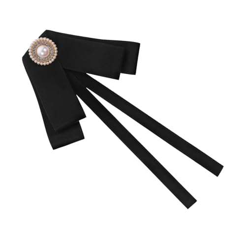 GALPADA Krawatte abendmode damen abendgarderobe damen bow tie damen accessoires женская одежда brosche Anstecknadeln für Hüte Hutnadeln Kragennadel Fliege für Damen Pin-Ästhetik ， Black von GALPADA