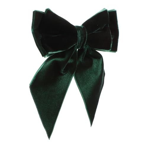 GALPADA Große Samt-brosche Für Damen Doppellagige Schleifen-brosche Dunkelgrün Perfektes Accessoire Für Partys Und Besondere Anlässe Sicher Und Langlebig von GALPADA