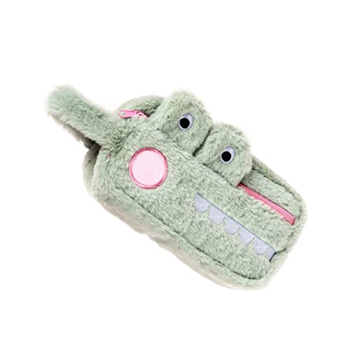 GALPADA Kreatives Großes Federmäppchen aus Weichem Plüsch Lustiges Stiftemäppchen für Schüler und Lehrer Tragbares Schreibwaren Etui für Stifte und Kleine Büroartikel von GALPADA