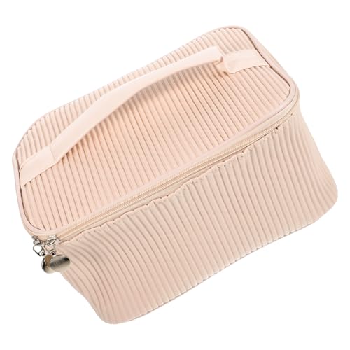 GALPADA Große Kosmetiktasche Pu- Multifunktionale Reisetasche Für Make-up Und Toilettenartikel Stilvolles Und Design Für Damen Große Kapazität Handlich Und Tragbar von GALPADA