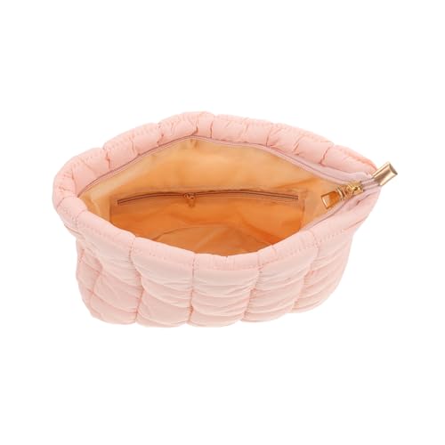 GALPADA Kissen-federmäppchen Süße Schminktasche Trendige Tasche Kleine Gesteppte Tasche Winter-Reise-kulturtasche Ästhetische Reißverschluss-geldbörse Zubehör von GALPADA