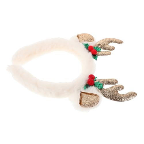 GALPADA Rehgeweih Haarreif Für Weihnachten Lustiger Antler Haarschmuck Für Feiertagsfeiern Und Kostüm-events Pflegeleicht Und Vielseitig Einsetzbar von GALPADA