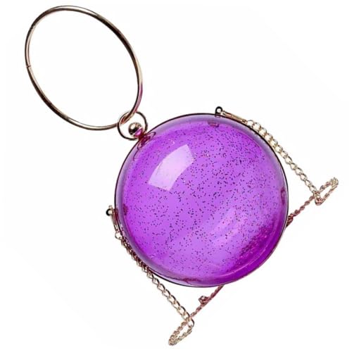 GALPADA Transparente Umhängetasche Damen Handtasche Schultertasche Aufbewahrungstasche Mit Kette Für Tägliche Accessoires von GALPADA