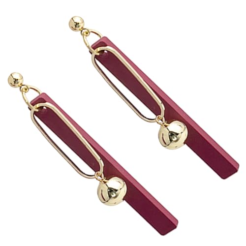 GALPADA Lange Damen Ohrringe mit Quaste Herbst Winter Ohrhänger Dangle für Party Alltag und Festliche Anlässe Geometrische Statement Ohrringe von GALPADA