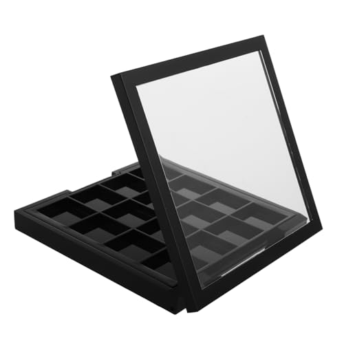 GALPADA Leere Lidschattenpalette Fächer Kompakt Makeup Mischpalette Multifunktional für Lidschatten Lippenstift Aufbewahrung Tragbar Reise Make Up Organizer Leicht und Übersichtlich von GALPADA