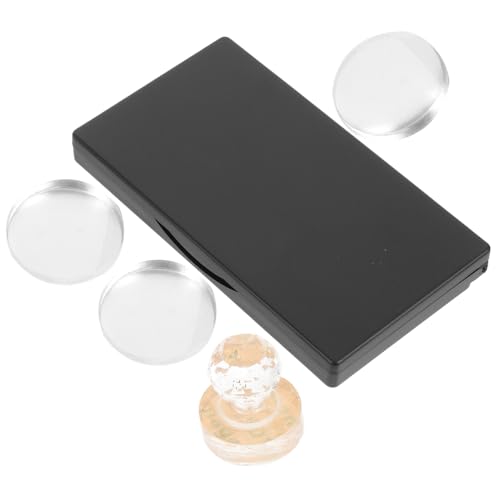 GALPADA Leere Robuste Lidschatten Palette mit Spiegel Runde Aluminium Pfännchen Kompakt und Wiederverwendbar Tragbares Make Up Aufbewahrungsset für Unterwegs und Präzises Schminken von GALPADA