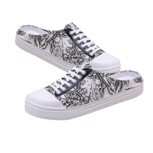 GALPADA Leichte Atmungsaktive Badeschuhe Damen mit Rutschfester Flexibler Eva sohle Sommerliche Strand Gartensandalen Modische Bequeme Hausschuhe für Freizeit und Alltag von GALPADA