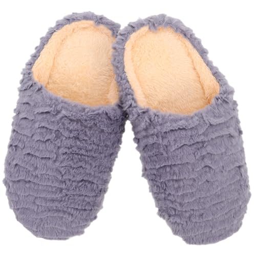 GALPADA Leichte Geräuscharme Hausschuhe mit Weicher Sohle für Rutschfest Atmungsaktiv Warm Geeignet für Holzfußböden Frühling Winter Unisex von GALPADA