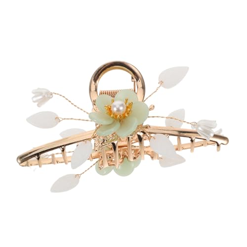 GALPADA Leichter Rutschfester Metall Haarclip mit Filigranem Blumenmotiv Vintage Haarspange für Damen und Mädchen Dekorativer Haarschmuck Passend zu Hanfu und Eleganten Frisuren von GALPADA