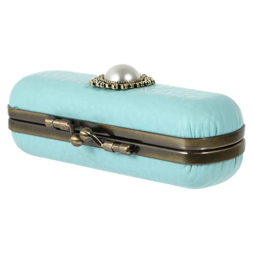 GALPADA Lippenstiftbox Mit Spiegel Retro Lippenstifthülle Für Frau Lippenstift Aufbewahrungsbox Kompaktes Etui Zum Tragen von GALPADA