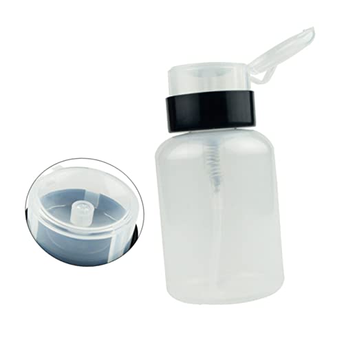 GALPADA Lockbare Nagellackentferner Pumpflasche aus Kunststoff Praktischer Dispenser für Nagellackentferner und Make Up Entferner für Reisen und Unterwegs von GALPADA