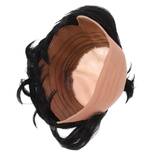 GALPADA Lustige Glatze Perücke Herren Bald Hairpiece Cosplay Haarschmuck für Kostümparty Karneval Bühnenauftritt Zubehör von GALPADA