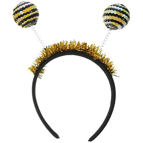 GALPADA Pailletten dreidimensionales Stirnband Bienen-Tentakel-Stirnbänder Haargummis für Kinder Haarbänder Tiara Stirnbänder für Erwachsene Cosplay-Stirnband Original Design Kopfbedeckung von GALPADA