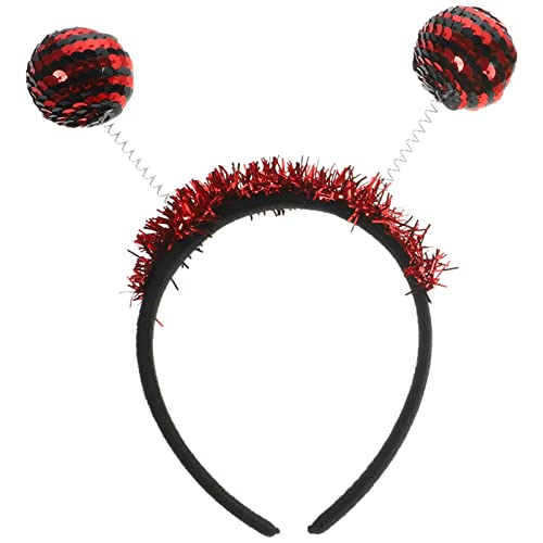 GALPADA Pailletten dreidimensionales Stirnband Glitzer-Cosplay-Stirnband Halloween-Stirnbänder für Erwachsene Haarbänder haarschmuck lustige Stirnbänder Boppers Stirnband Pop Antenne Biene von GALPADA