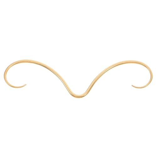 GALPADA Lustiger Mustache Nasenring aus Edelstahl Einzigartiges Septum Piercing Schmuckstück für Damen und Herren Auffälliges Komfortables Fake Nasenpiercing Vielseitig Kombinierbares von GALPADA