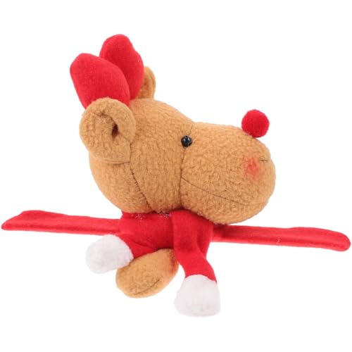 GALPADA Lustiges Weihnachts Slap Armband Elch Motiv Party Kompakt Leicht Geschenk Kindergeburtstag Festival Accessoire Weihnachtsdeko von GALPADA