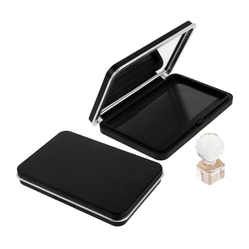 GALPADA Magnetische Nachfüllbare Reise Make Up Palette mit Spiegel Leerer Lippenstift und Lidschatten Organizer Druckstempel Kompakt Leicht für Highlighter DIY Kosmetikaufbewahrung von GALPADA