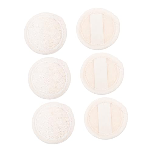 GALPADA Make Up Entferner Pads aus Natürlichem Loofah Sanfte Gesichtsreinigung Porentief Waschbar für Frauen und Junge Hautpflege von GALPADA