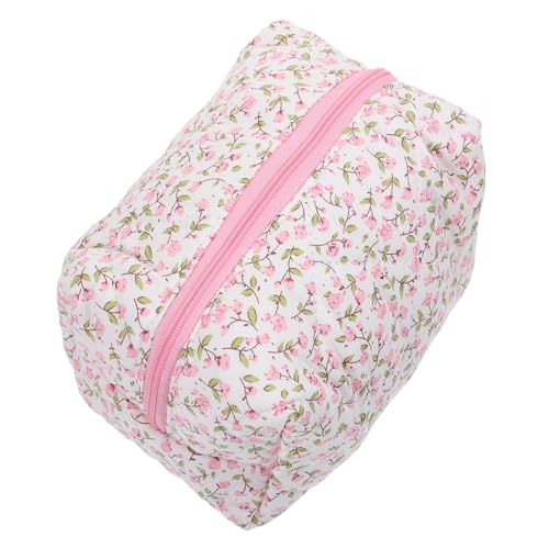 GALPADA Kosmetiktasche Mit Blumenmuster Tragbare Make-up-Tasche Für Damen Leicht Und Reißfest Reiseorganizer Für Kosmetika Und Kleine Gegenstände GALPADA Kosmetiktasche Mit Blumenmuster Tragbare Make-up-Tasche Für Damen Leicht Und Reißfest Reiseorganizer Für Kosmetika Und Kleine Gegenstände von GALPADA