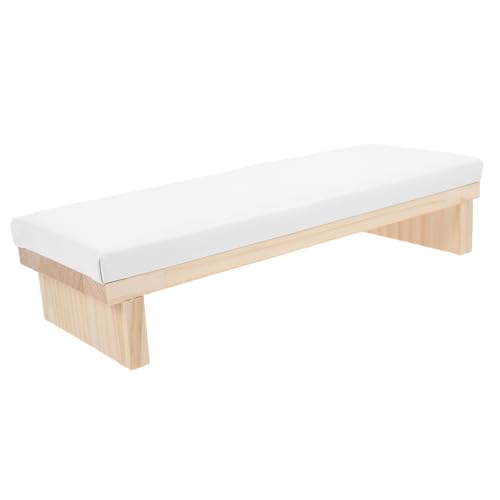 GALPADA Maniküre Handauflage Nagel Armlehne Kissen Ergonomisch Komfortabel Rutschfest Handstütze für Salon und Zuhause Weiß Niedrige Höhe von GALPADA