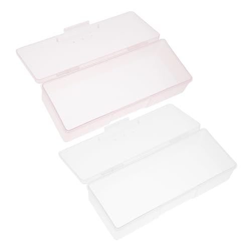 GALPADA 4stücke Stift Box Nail Art Aufbewahrungsbox Für Nagelwerkzeuge Organizer Box Mit Platz Für Nagelzubehör Und Nagellacke Aus Abs-material Leicht Und Kompakt von GALPADA