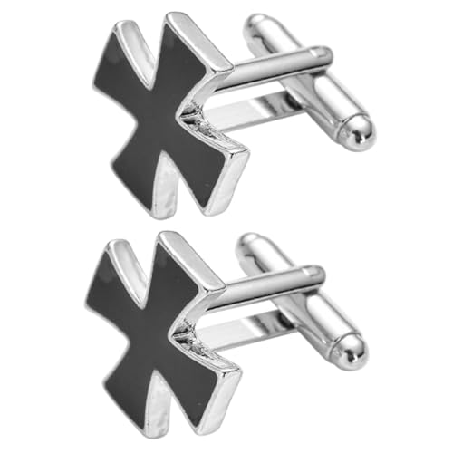 GALPADA Manschettenknöpfe Herren Kreuz Design Business Cufflinks und Hemdknöpfe für Anzug und Smoking Stilvolle Schmuckaccessoires für Männer Geeignet für Alltag und Festliche Anlässe von GALPADA