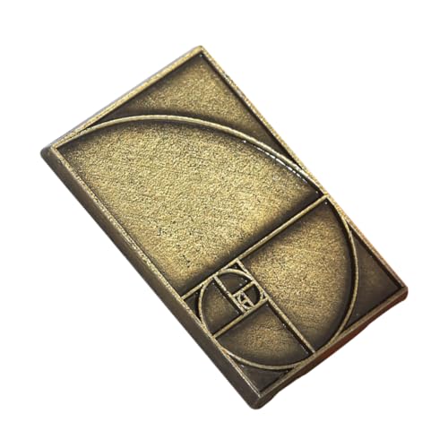 GALPADA Geometrisches Design Brosche Mit Goldener Ratio Kreatives Mathe-abzeichen Für Lehrer Und Mathematik-enthusiasten Handgefertigter Retro-lapel-pin Zum Verschenken Hochwertiges GALPADA Geometrisches Design Brosche Mit Goldener Ratio Kreatives Mathe-abzeichen Für Lehrer Und Mathematik-enthusiasten Handgefertigter Retro-lapel-pin Zum Verschenken Hochwertiges von GALPADA