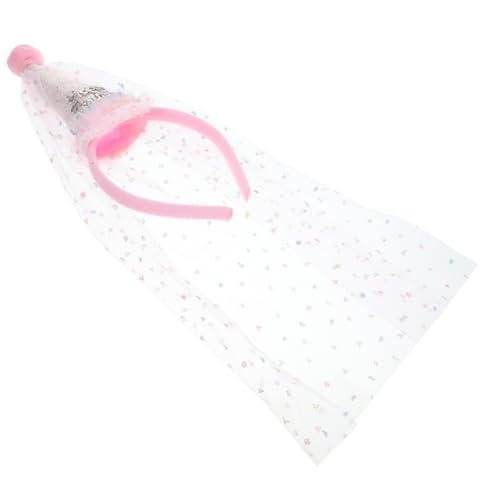 GALPADA Mesh Stirnband für Mädchen Geburtstag Haarreif mit Zartem Netzstoff Leichtes Bequemes Haarschmuck Accessoire für Besondere Anlässe Handgefertigt und Vielseitig Einsetzbar von GALPADA