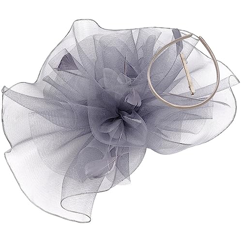 GALPADA Mesh-kopfschmuck Haarschmuck Für Damen Faszinatoren Für Damen Abnehmbare -haarspange Party-millinery-hüte Haarfascinatoren Für Frauen Teehut Charme Gittergewebe Braut Dekorationen von GALPADA