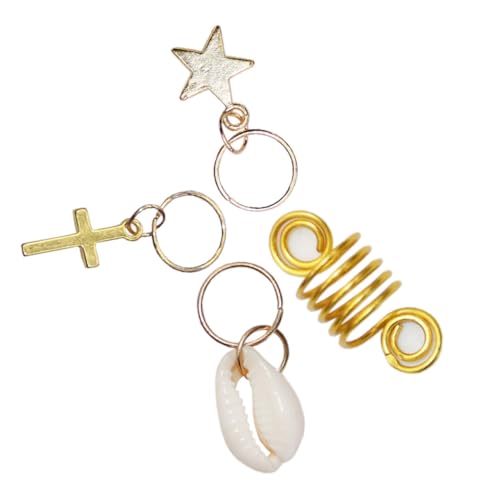 GALPADA Metall Haarring für Haarverlängerungen Langlebige Dreadlocks Ringe Leichte Haarclips für Zöpfe und Flechtfrisuren Dekorative Haarschmuck Ringe für Frauen Tragbar und Vielseitig von GALPADA