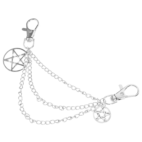 GALPADA Metall Schuhkette mit Fünf Stern Schuhketten Charms für Sneaker und Boots Einfache Anbringung Modisches Schuhschmuck Zubehör für Damen und Herren von GALPADA