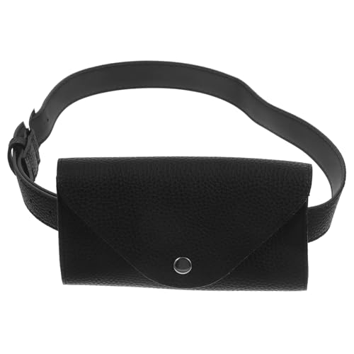 GALPADA Pu-hüfttasche Damen Umschlag Handytasche Mini Gürtel Telefon Tasche Schwarz Pack Für Frauen Kleine Gürtel Telefon Geldbörse von GALPADA