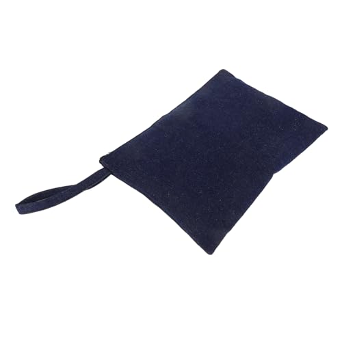 GALPADA Mini Kosmetiktasche Aus Gewaschenem Multifunktionale Handliche Geldbörse Für Make-up Münzen Und Reisen Stilvolle Zeitlose Aufbewahrung Für Damen Blau von GALPADA