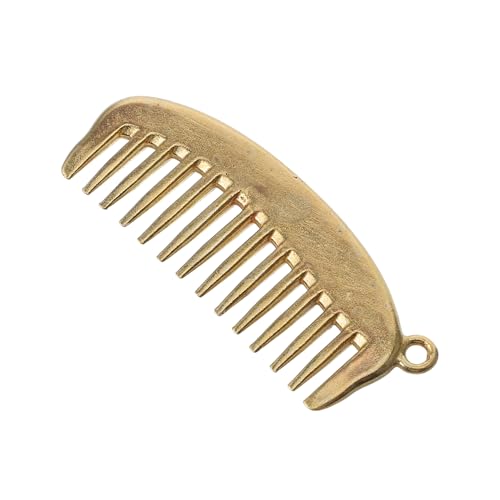 GALPADA Vintage Kleiner Kamm Schlüsselanhänger Metall Retro Haarkamm Charm für Frauen Robustes Design Selbstgemacht Schlüsselanhänger Accessoire Zarte Schlüsseldekor von GALPADA