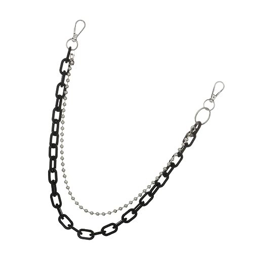 GALPADA Taillenkette Für Erwachsene Modische Hip-hop-taillenkette Geometrische Taillenkette Schmuck Aus Acryl Und Eisen Polierte Runde Perlen Glänzende Galvanotechnik Leicht Und Langlebig von GALPADA