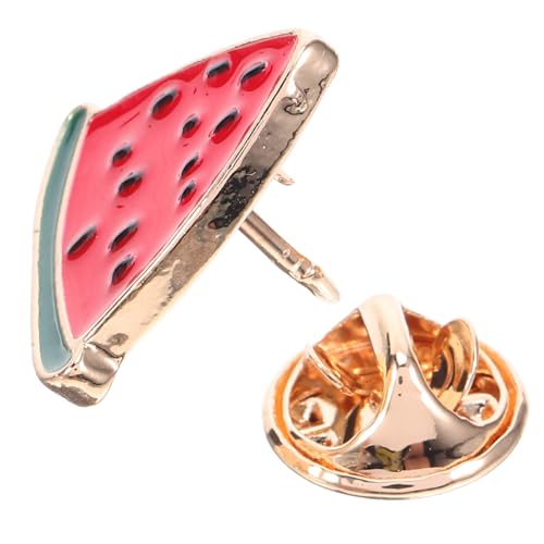 GALPADA Modische Wassermelonen Brosche Pin für Damen Niedlicher Cardigan Clip mit Einzigartigem Frucht-design Vielseitiger Schalkragen Anstecker für Party Büro und Freizeit von GALPADA