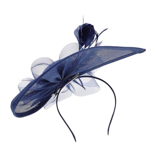 GALPADA Modischer Netz-zylinderhut Stirnband Kopfbedeckung Für Teepartys Hochzeiten Bankette Mini-kopfbedeckung Für Besondere Anlässe von GALPADA