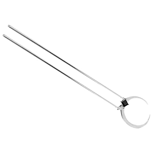 GALPADA Mond Haarforke mit Strasssteinen Metall Haarnadel für Damen Rutschfester Haarschmuck für Haarknoten Modischer Haarschmuck für Alltag und Besondere Anlässe von GALPADA
