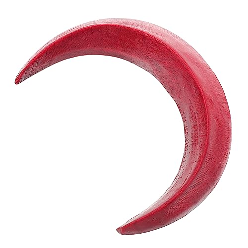 GALPADA Mondförmiger Haarschmuck aus Holz Klassische Haarspange Einzigartiger Haarpin für Damen Geeignet für Partys Hochzeiten und Besondere Anlässe von GALPADA