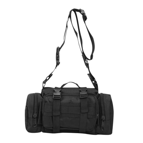 GALPADA Multifunktionale Outdoor Hüfttasche Verstellbare Camping Crossbody Schultertasche Robust und Geräumig für Wandern Reisen und Alltag Schwarz Camouflage GALPADA Multifunktionale Outdoor Hüfttasche Verstellbare Camping Crossbody Schultertasche Robust und Geräumig für Wandern Reisen und Alltag Schwarz Camouflage von GALPADA