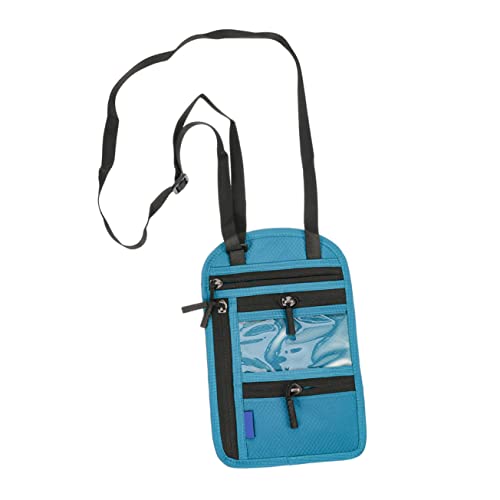 GALPADA Multifunktionale Reisepasshülle Mit RFID Schutz Brustbeutel Für Herren Und Damen Wasserabweisendes Material Halsschlaufen Design Für Sicheren Transport Für Reisen Und von GALPADA