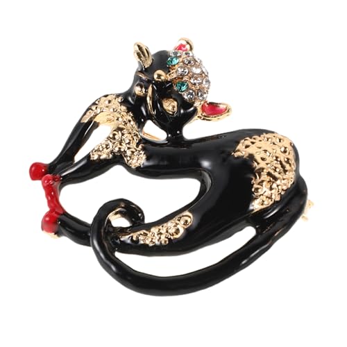 GALPADA Niedliche Katzenbrosche aus Metall mit Glattem Finish Modisches Ansteckpin für Erwachsene Stilvolles Accessoire für Kleidung Rucksäcke und Anzüge Hübsche Tierbrosche von GALPADA